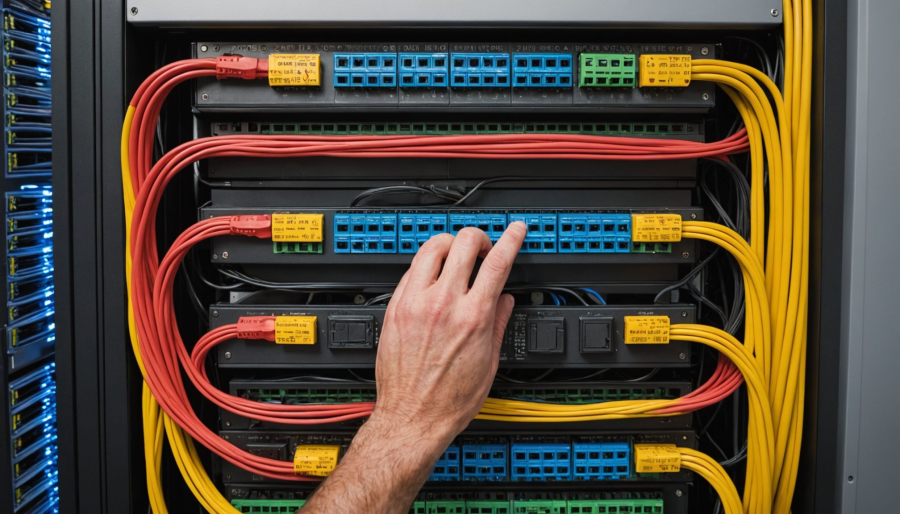 Patch panel 24 ports : méthodes de numérotation et documentation réseau
